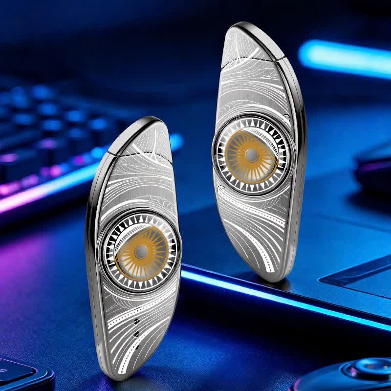 Fidget Spinner creativo per alleviare lo stress visivo e accendere a butano - Occhio - Grigio - image 12