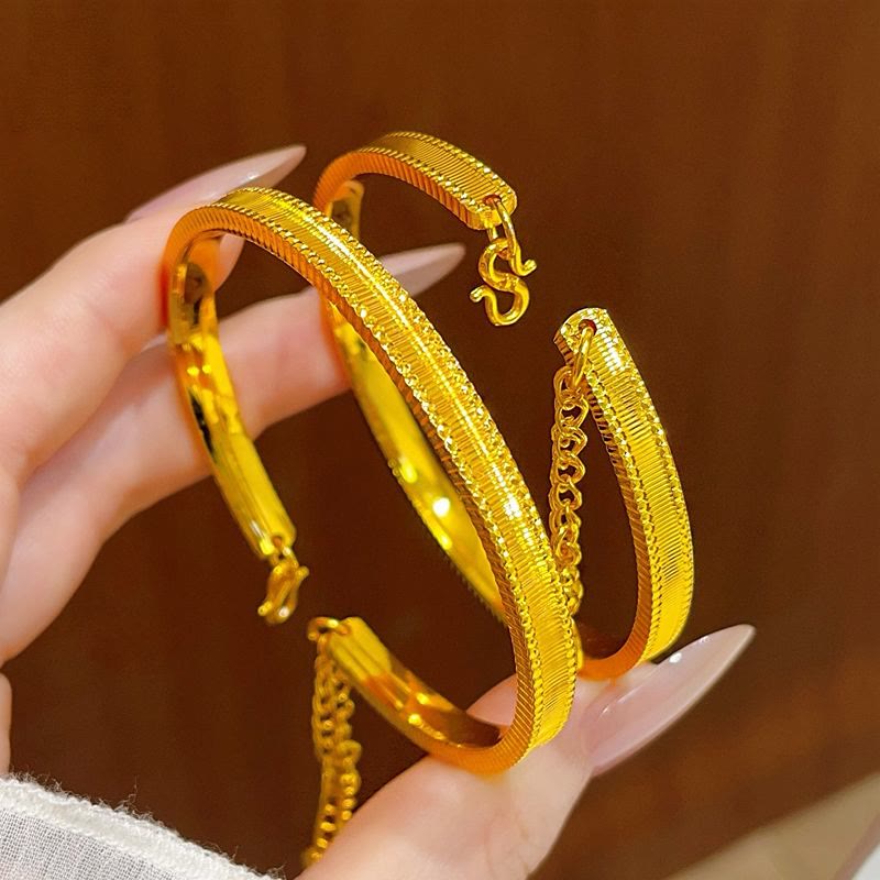 Bracciale vintage aperto regolabile con nappa a forma di zucca e ciondolo a moneta, bracciale retrò galvanizzato per donna - image 0