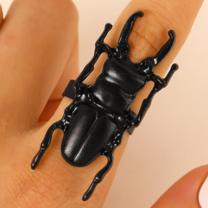 Collezione di anelli di apertura per scarabei e cicale - Scarabeo - Nero - image 13