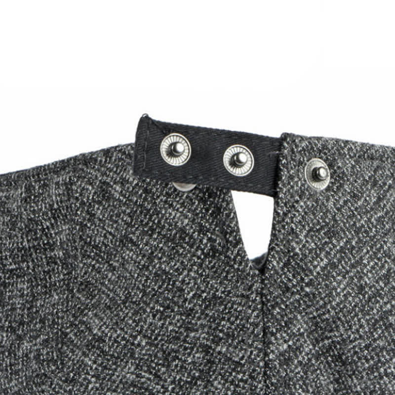 Berretto a tesa piatta in stile britannico tradizionale con trama in tweed - image 9