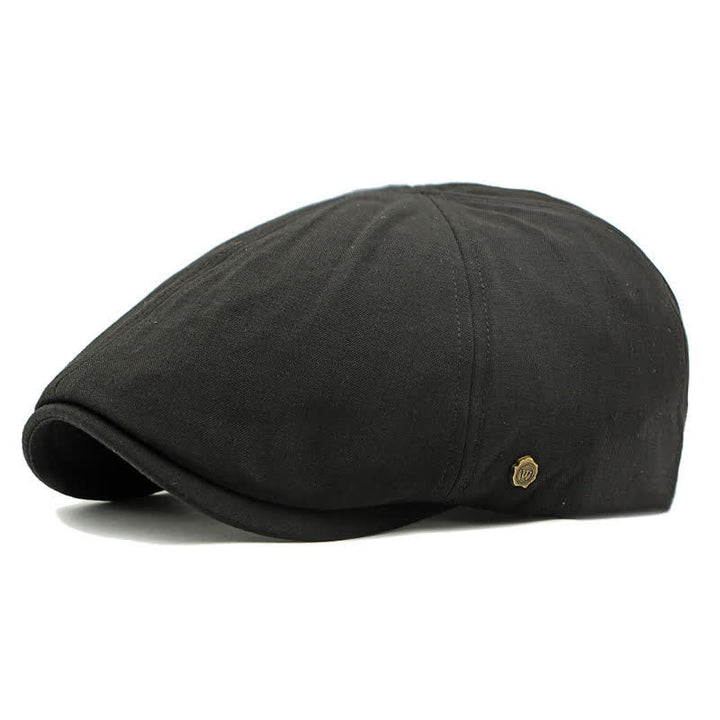 Cappello basco piatto con elastico sul retro, moderno e confortevole, stile vintage. - Nero - Regolabile (21 5/8"-23 1/4") - image 12