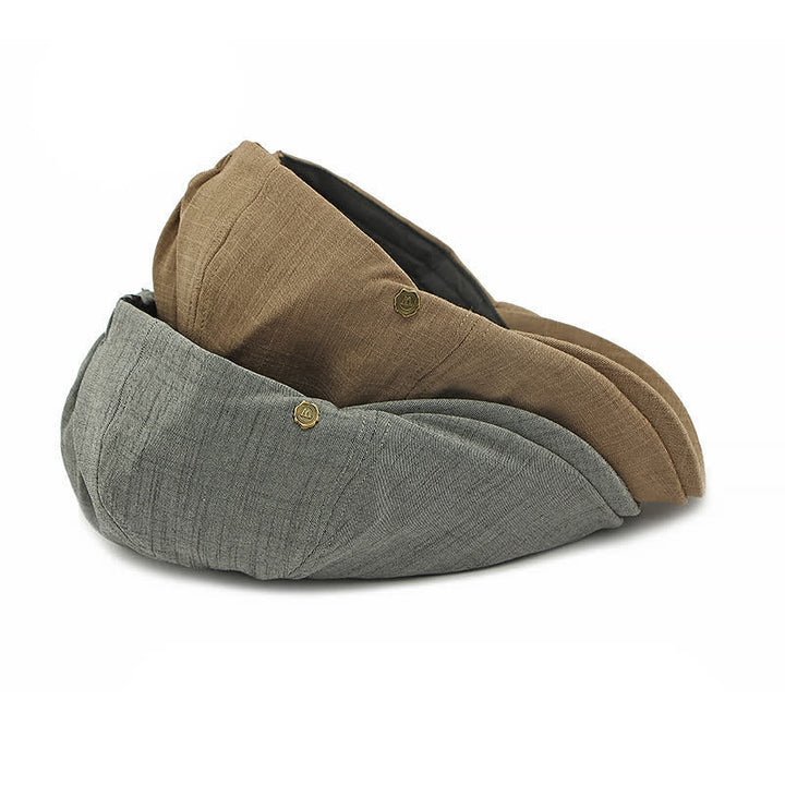 Cappello basco piatto con elastico sul retro, moderno e confortevole, stile vintage. - image 2