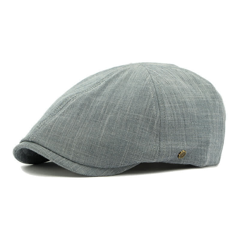 Cappello basco piatto con elastico sul retro, moderno e confortevole, stile vintage. - Grigio acciaio - Regolabile (21 5/8"-23 1/4") - image 14