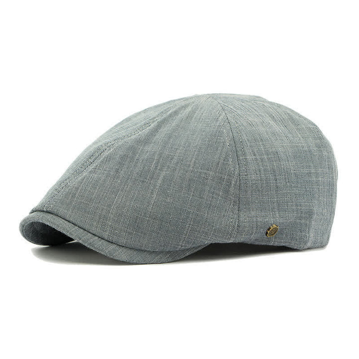 Cappello basco piatto con elastico sul retro, moderno e confortevole, stile vintage. - Grigio acciaio - Regolabile (21 5/8"-23 1/4") - image 14