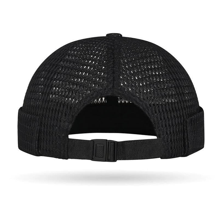 Cappellino da baseball estivo traspirante senza visiera, in rete, stile streetwear. - image 1