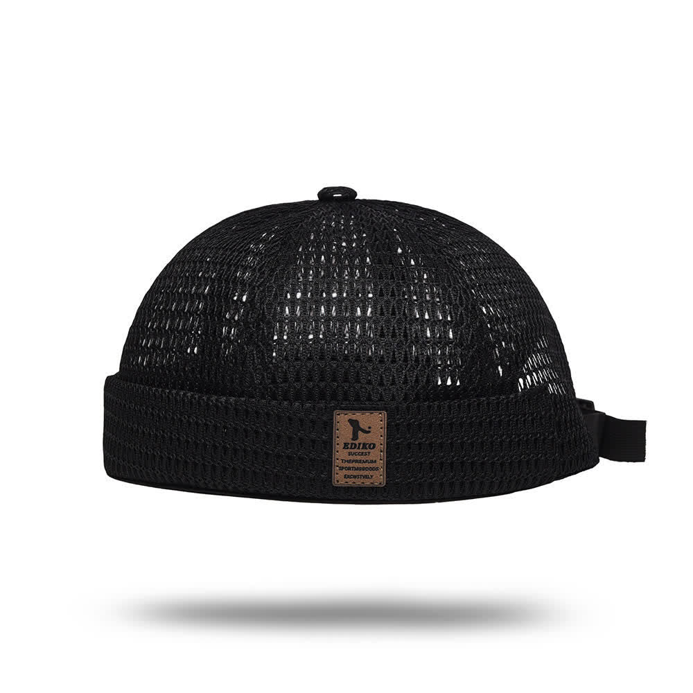 Cappellino da baseball estivo traspirante senza visiera, in rete, stile streetwear. - image 3