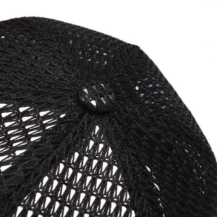 Cappellino da baseball estivo traspirante senza visiera, in rete, stile streetwear. - image 8