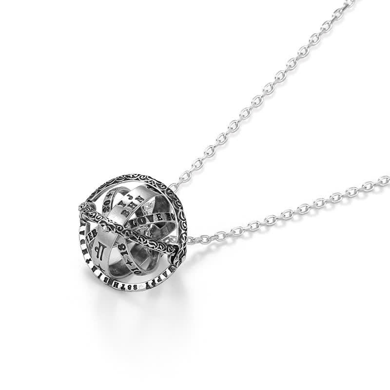 Anello antistress a forma di sfera astronomica che si trasforma in collana - image 9
