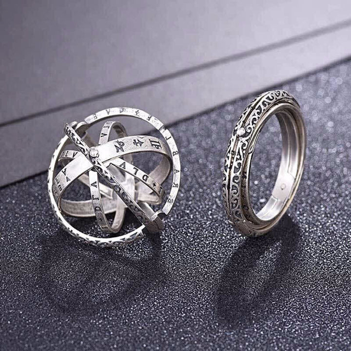 Anello antistress a forma di sfera astronomica che si trasforma in collana - image 0