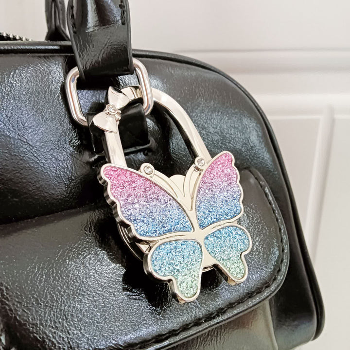 Gancio per borsa a forma di farfalla e trifoglio, serie creativa. - image 1
