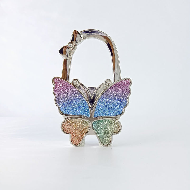 Gancio per borsa a forma di farfalla e trifoglio, serie creativa. - Stile n. 1 - image 0