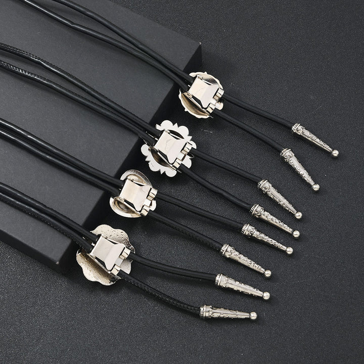 Collana Bolo Tie in filigrana d'argento antico oro - image 2