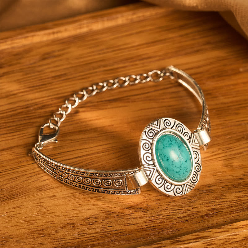 Collezione di bracciali etnici tribali vintage boho con pietre - image 2