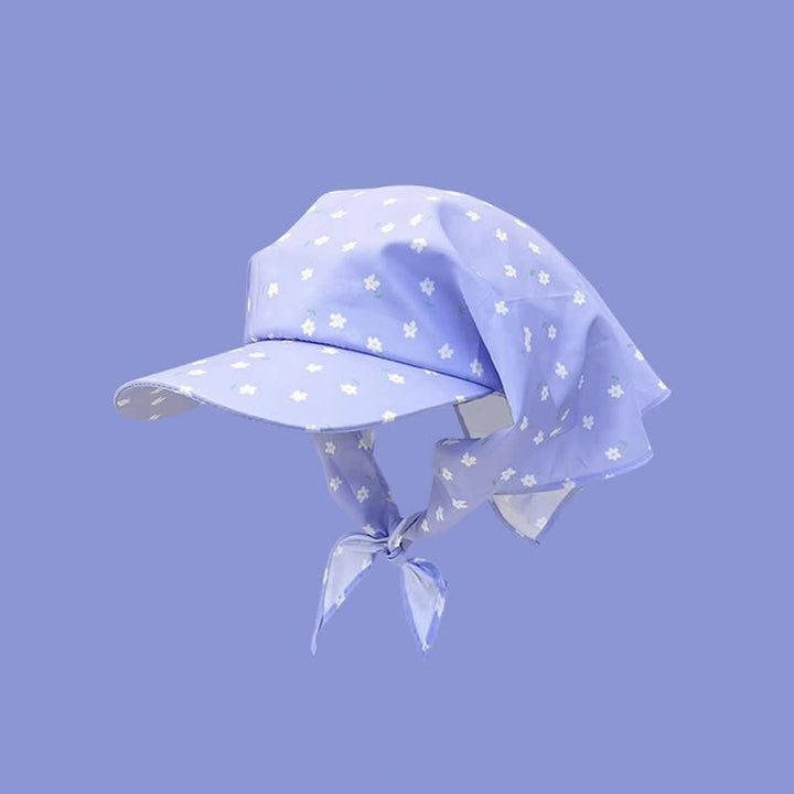 Elegante e pratico cappellino da baseball unisex con bandana da annodare - Margherita viola - Regolabile - image 23