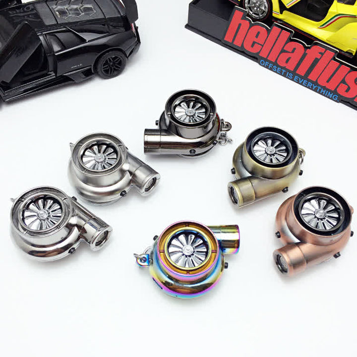 Portachiavi con accendino elettrico a turbina Creative Turbo Spinning Turbine - image 7