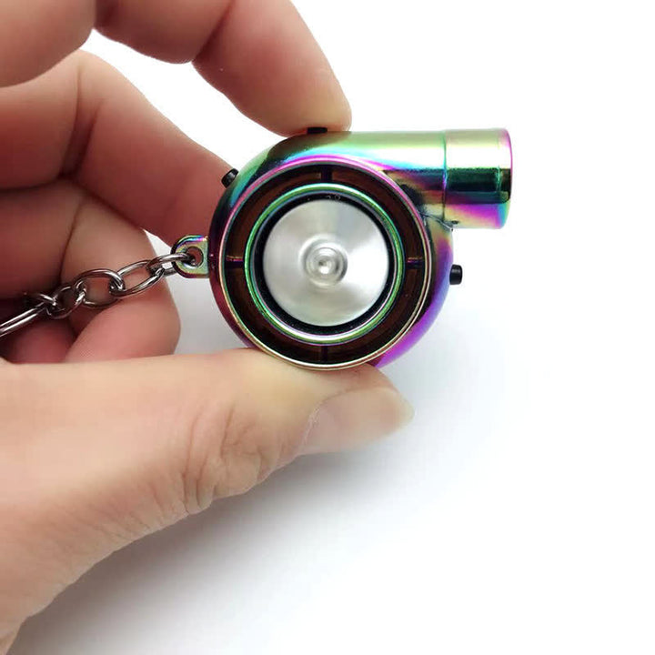 Portachiavi con accendino elettrico a turbina Creative Turbo Spinning Turbine - image 4