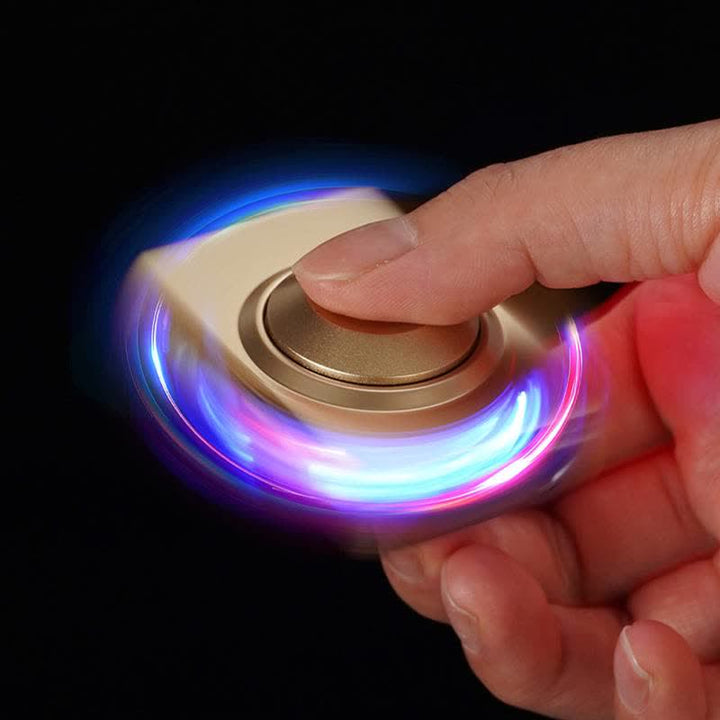 Accendino a butano antistress con asso reale girevole e luce LED - image 5
