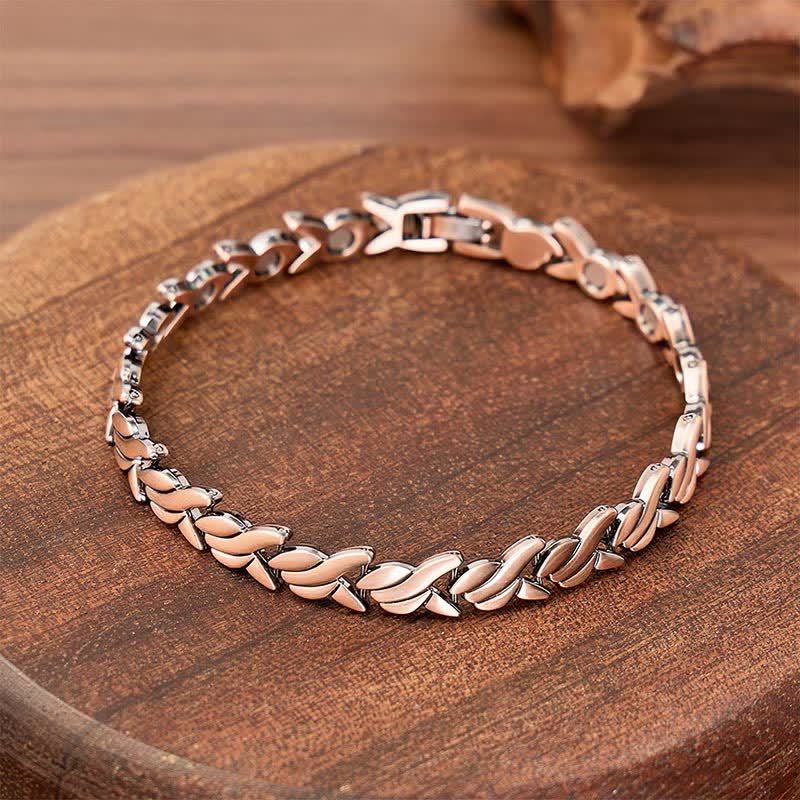Bracciale magnetico a forma di pesce con maglie in grano e strumento per la rimozione delle maglie. - image 3