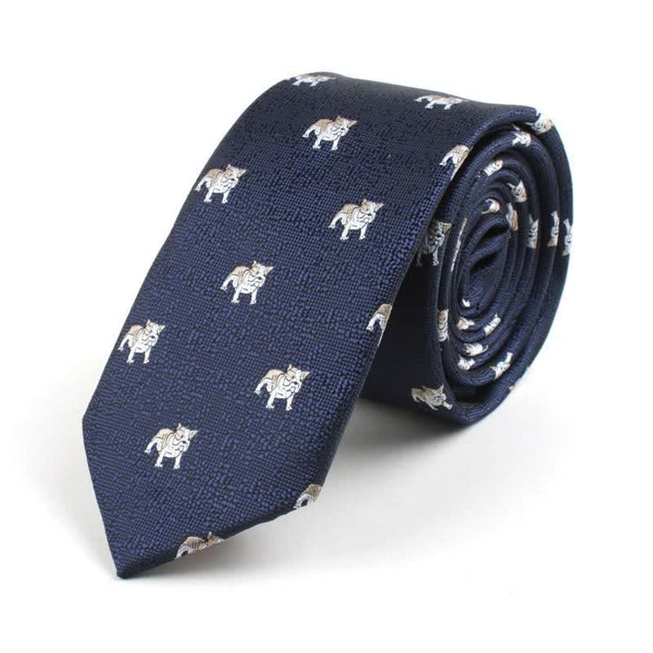 Cravatta da uomo con simpatici motivi dei cartoni animati - Carlino della Marina - image 2