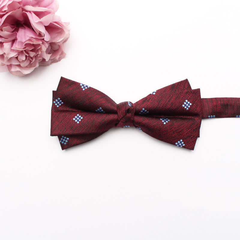 Papillon geometrico da ufficio per uomo