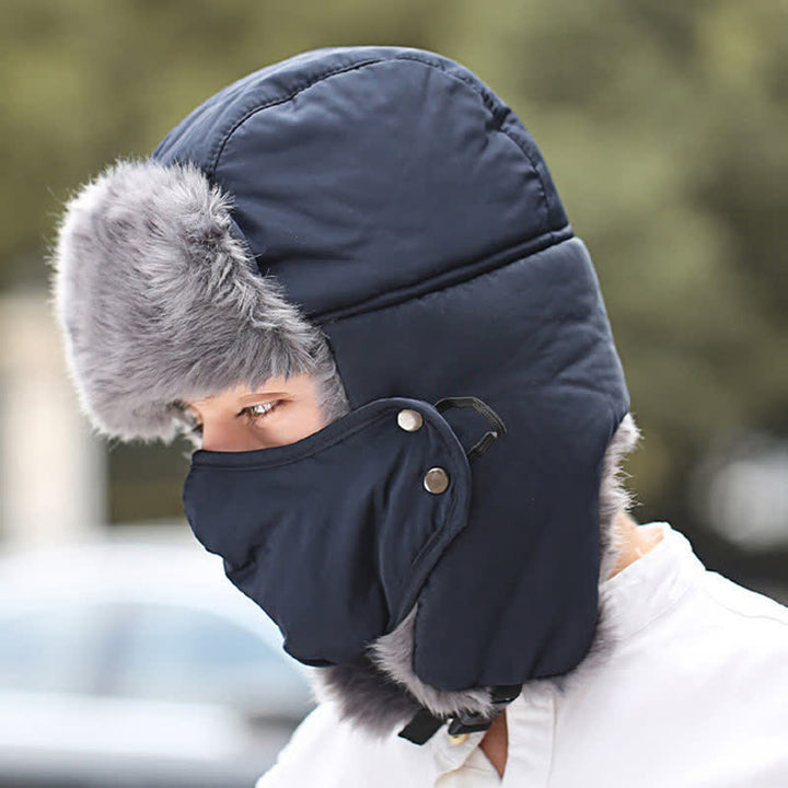 2 pezzi Set di cappelli da cacciatore con maschera da arrampicata in montagna