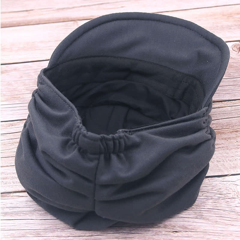 Cappello da baseball plissettato con tesa morbida da donna