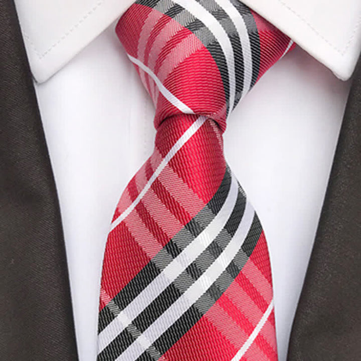 Cravatta classica scozzese da uomo