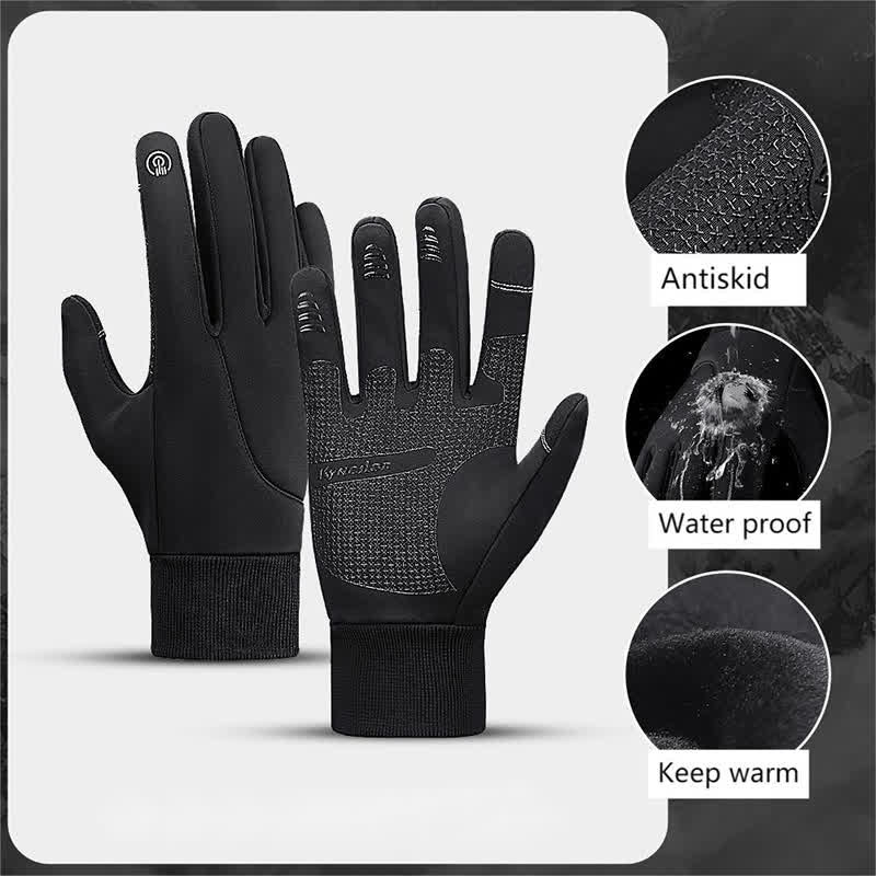 Guanti tattici elastici con touch screen per equitazione invernale