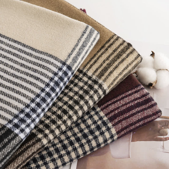 Sciarpa scozzese vintage da donna