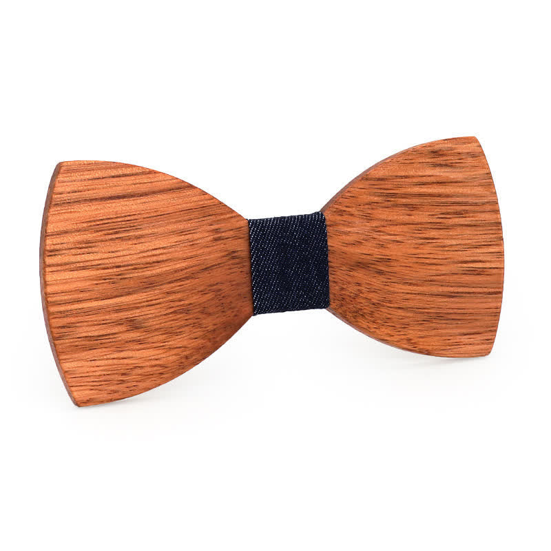 Papillon in legno Begonia Vintage da uomo - Grigio scuro - image 0