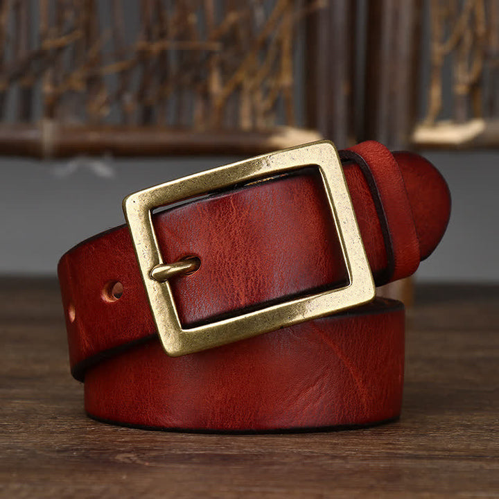 Cintura vintage da uomo con effetto invecchiato e rughe