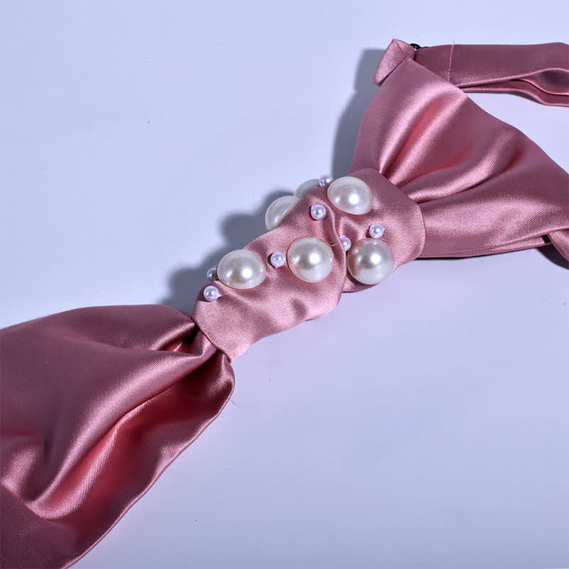 Cravatta da sposa con perle stile vintage da uomo - image 14