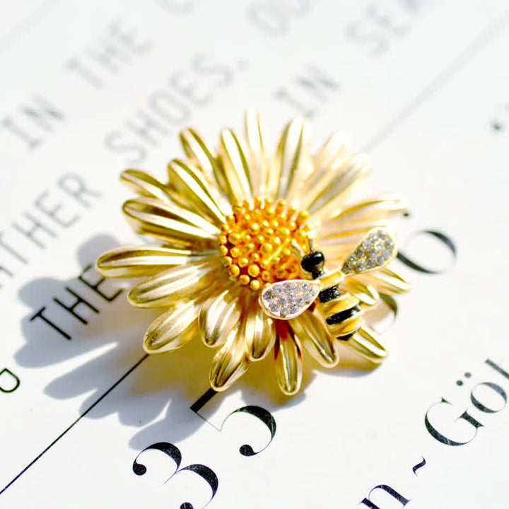 Spilla ape girasole dolce da donna