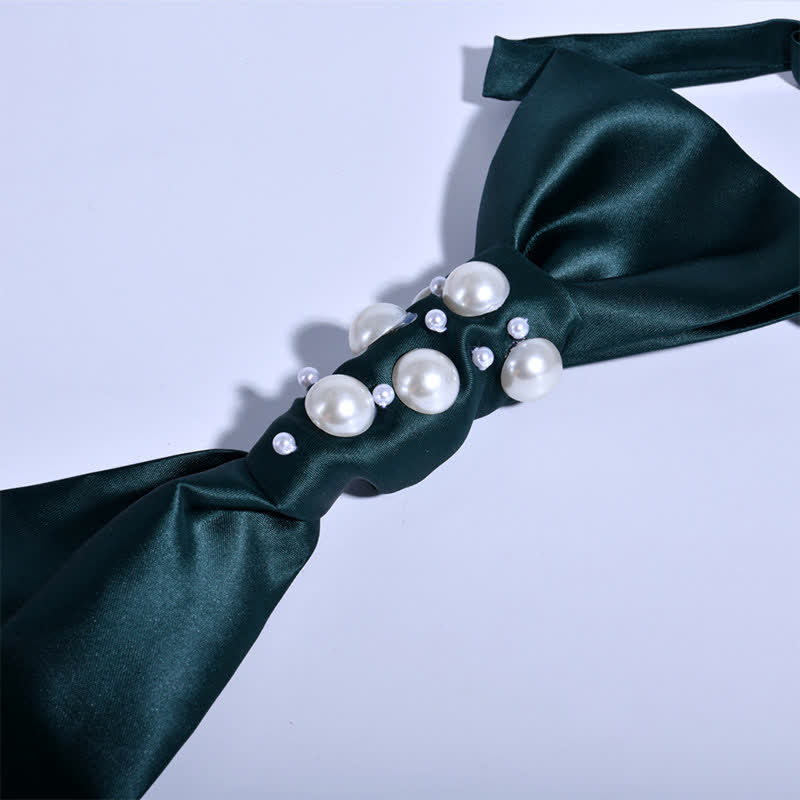 Cravatta da sposa con perle stile vintage da uomo - image 20