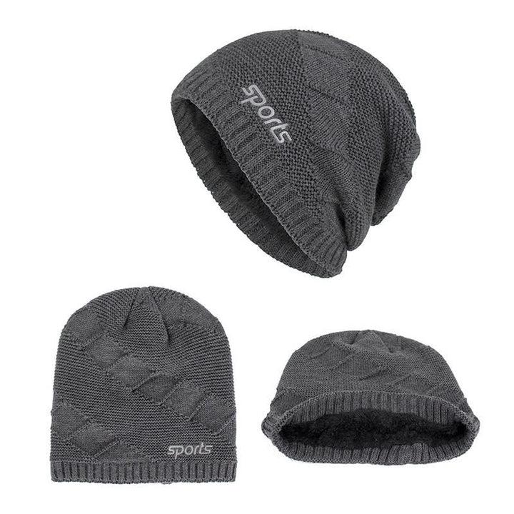 Cappello lavorato a maglia invernale casual in tinta unita