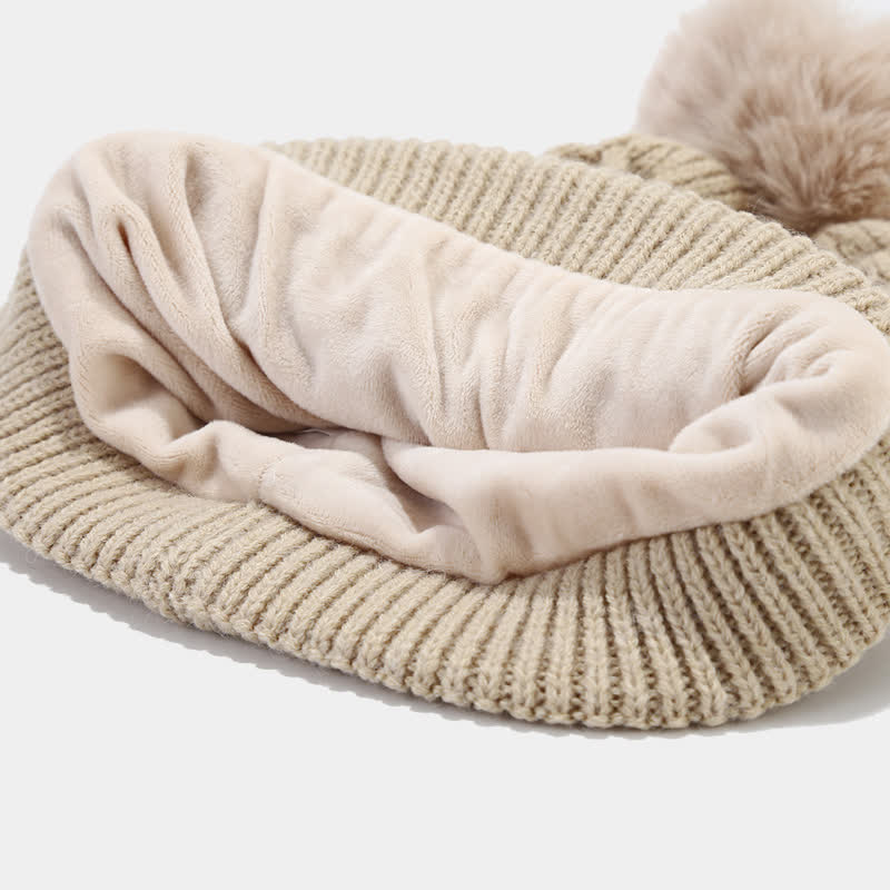 Set di 3 cappelli, sciarpe e guanti lavorati a maglia incrociati da donna