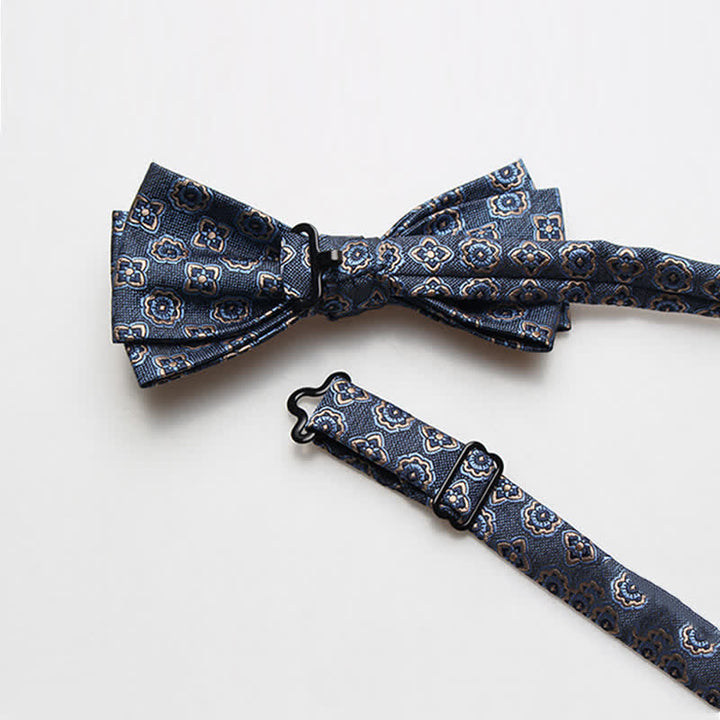 Papillon da ballo con stampa floreale multi-stile da uomo