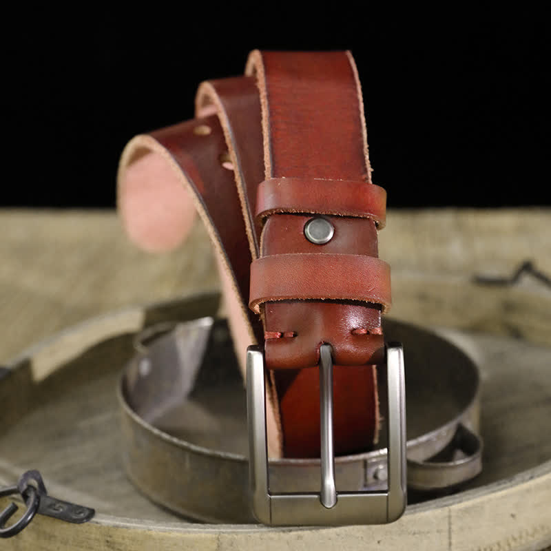 Cintura in pelle personalizzata originale da uomo