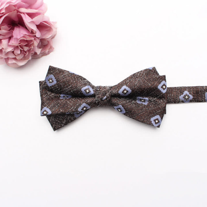 Papillon geometrico da ufficio per uomo