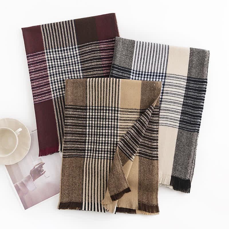 Sciarpa scozzese vintage da donna