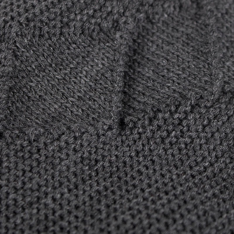 Cappello lavorato a maglia invernale casual in tinta unita