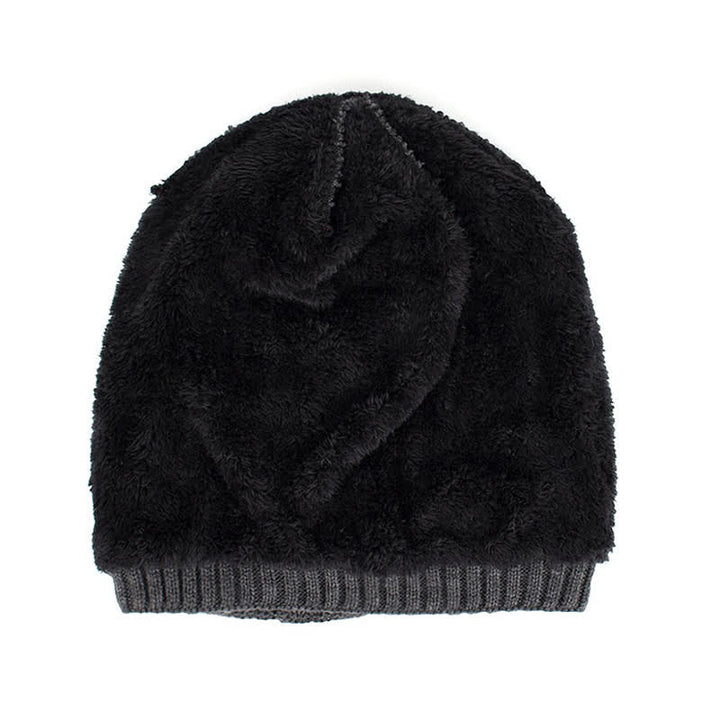 Cappello lavorato a maglia invernale casual in tinta unita - image 5