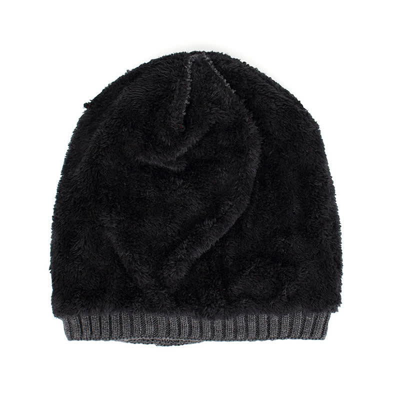 Cappello lavorato a maglia invernale casual in tinta unita