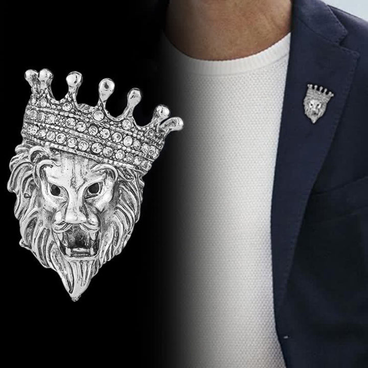 Spilla da uomo Lordly King Lion - image 4