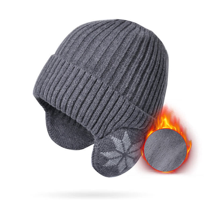Cappello invernale unisex caldo e spesso lavorato a maglia