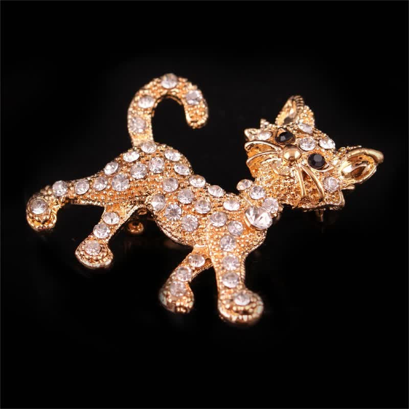 Spilla da donna a forma di gattino carino