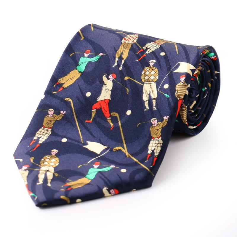 Cravatta da uomo con motivo creativo dei cartoni animati