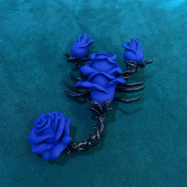 Spilla a forma di rosa scorpione con personalità maschile - image 7