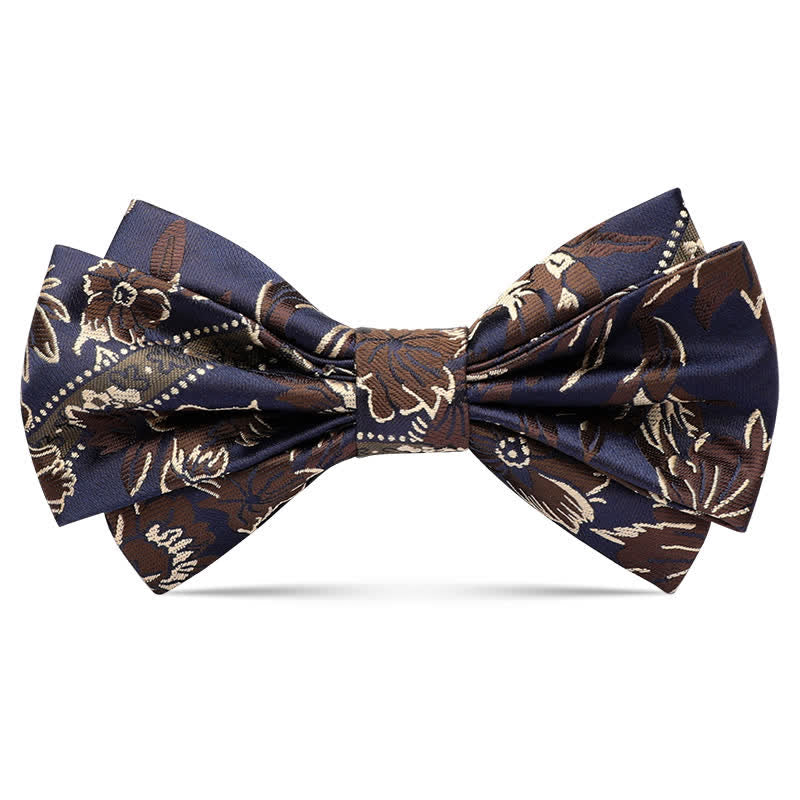 Papillon floreale con fiori di ciliegio Harmony Irises da uomo - Blu navy - image 7