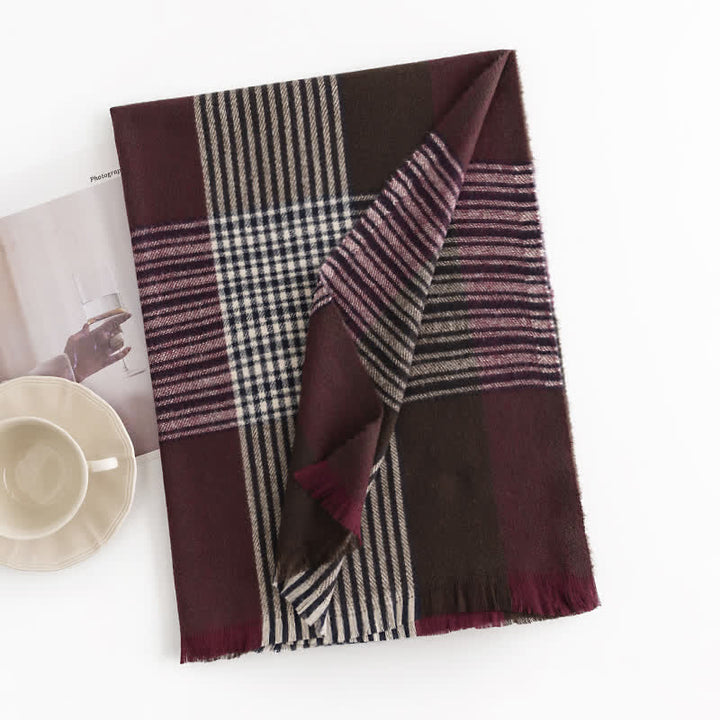 Sciarpa scozzese vintage da donna
